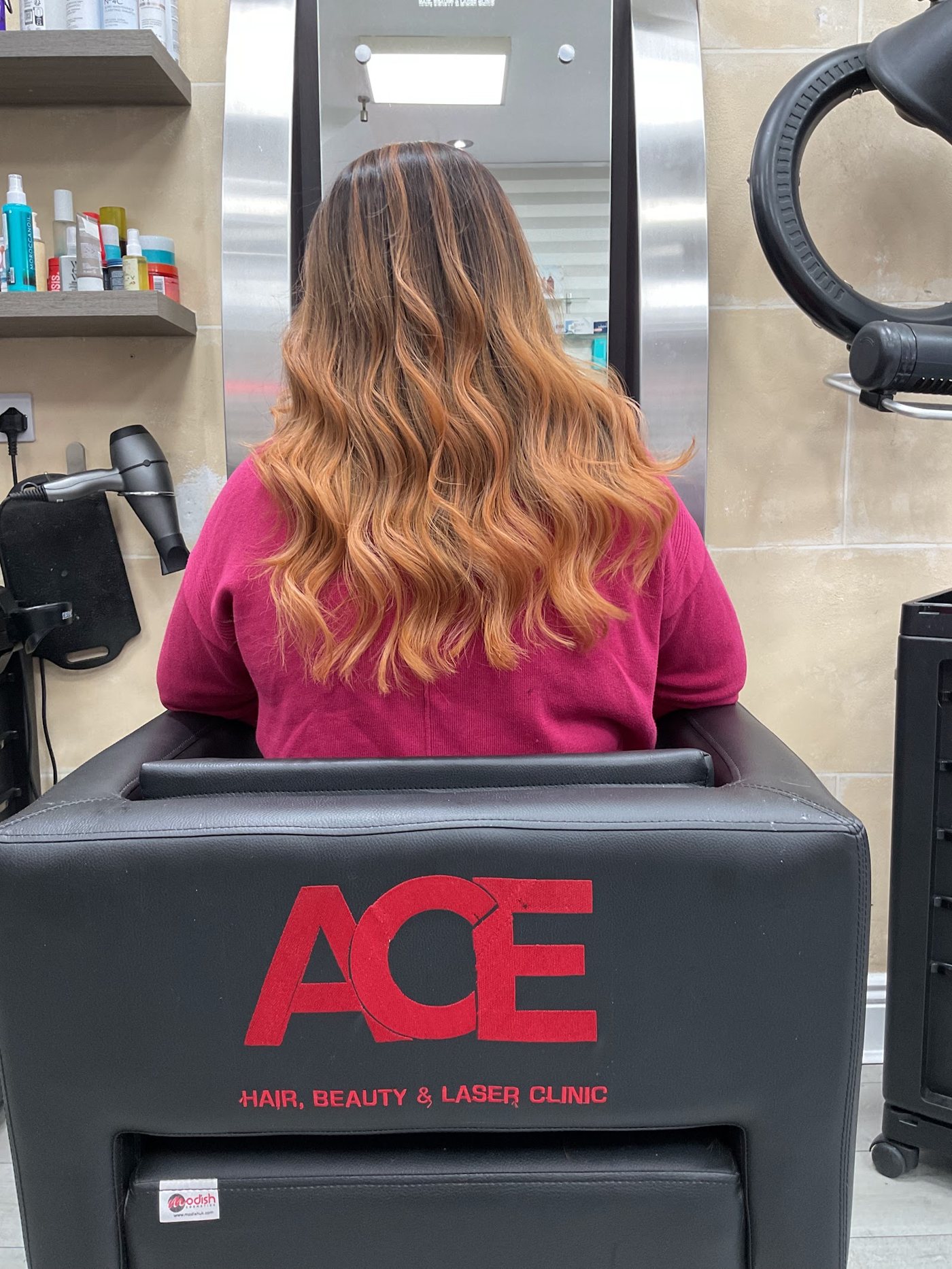 Copper ombré